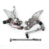 Racing Footrest Rearsets Rear Set Foot Pegs Suzuki Gsxr 600 750 2015 Gray